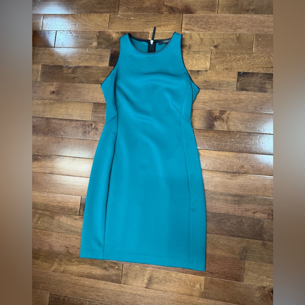 Marc New York Andrew Marc Mini Dress Sz 4 in Teal